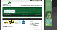 Desktop Screenshot of jobland-steiermark.at